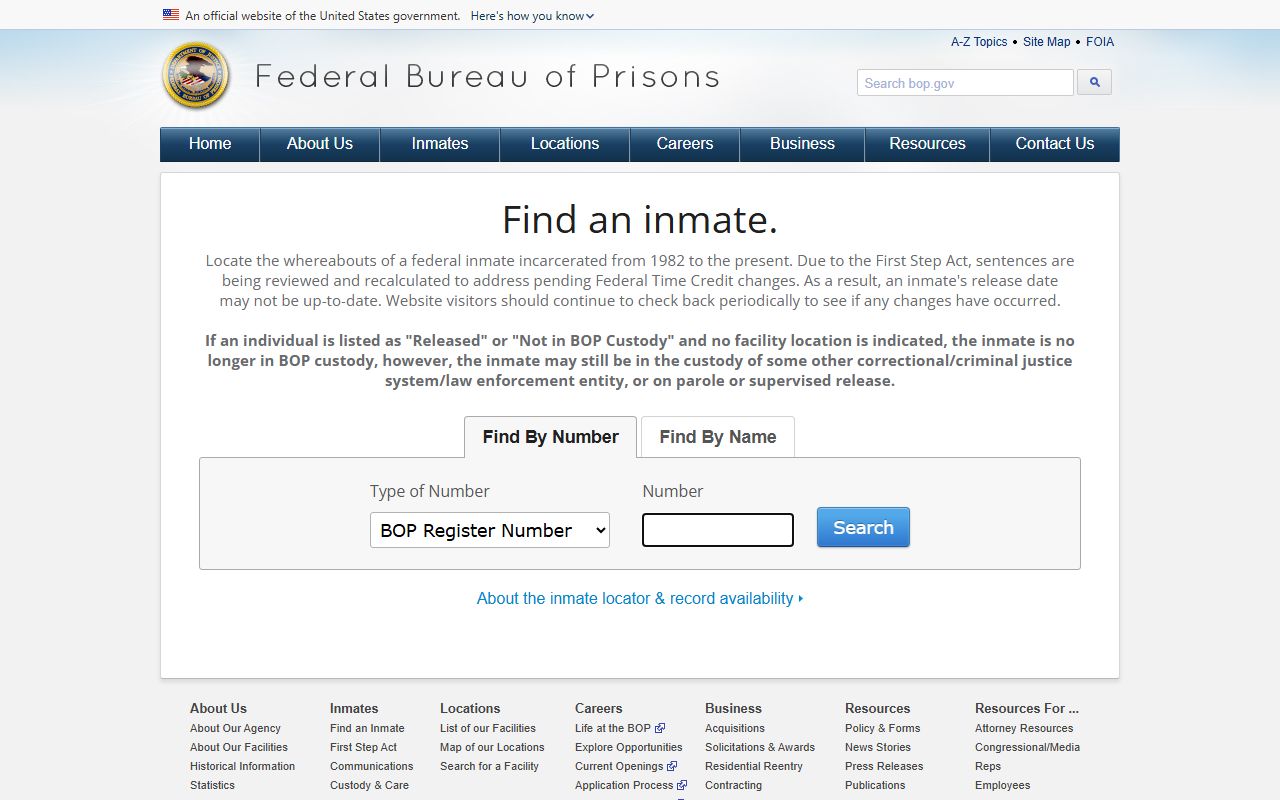 Somerset County federal custody searches do not provide public mugshot galleries